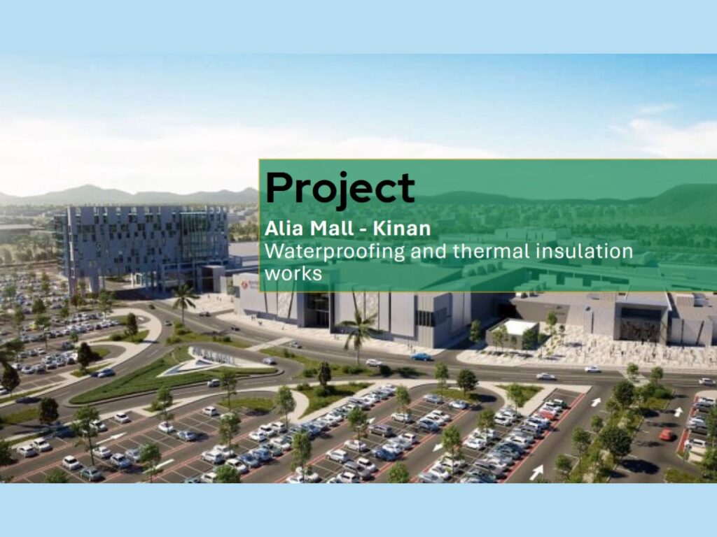 Projects Waterproofing and thermal insulation works at Alia Mall in Jeddah