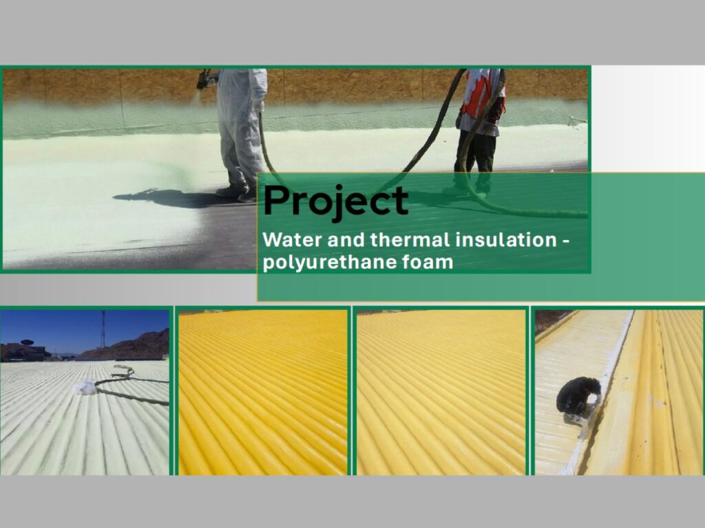 Polyurethane foam thermal insulation for roofs in Jeddah