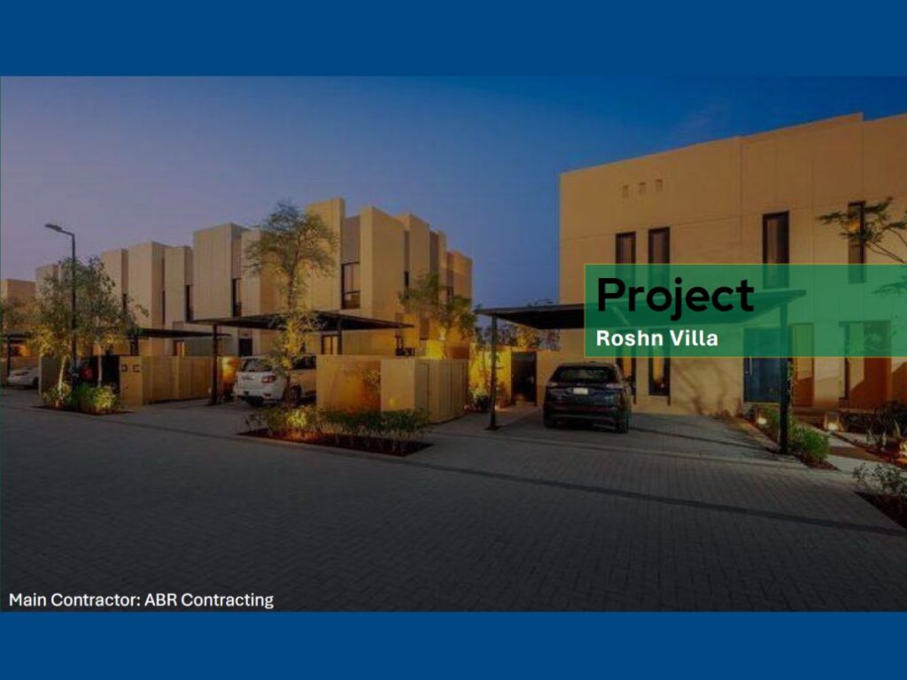 Projects Waterproofing project for Roshn Villa residential development in Jeddah